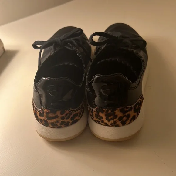 Cole Haan black/leopard tennis shoes size 7.5 - Picture 4 of 4